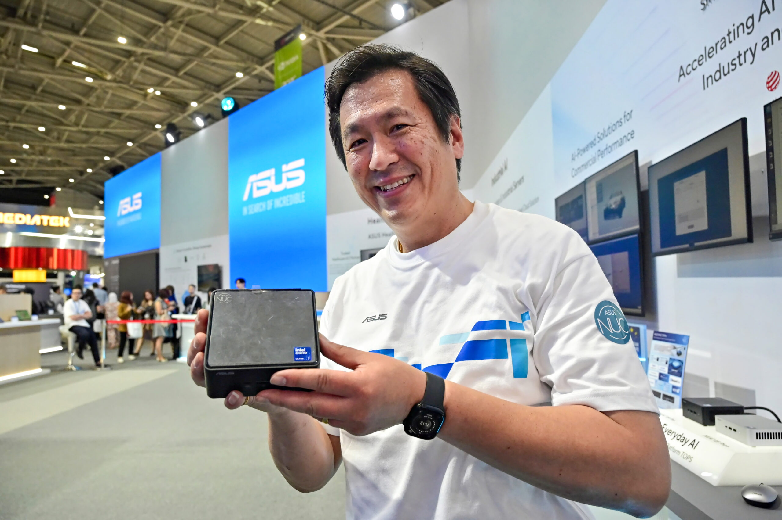 At Computex in Taipei, Taiwan, on Tuesday, May 20, 2025, Arthur