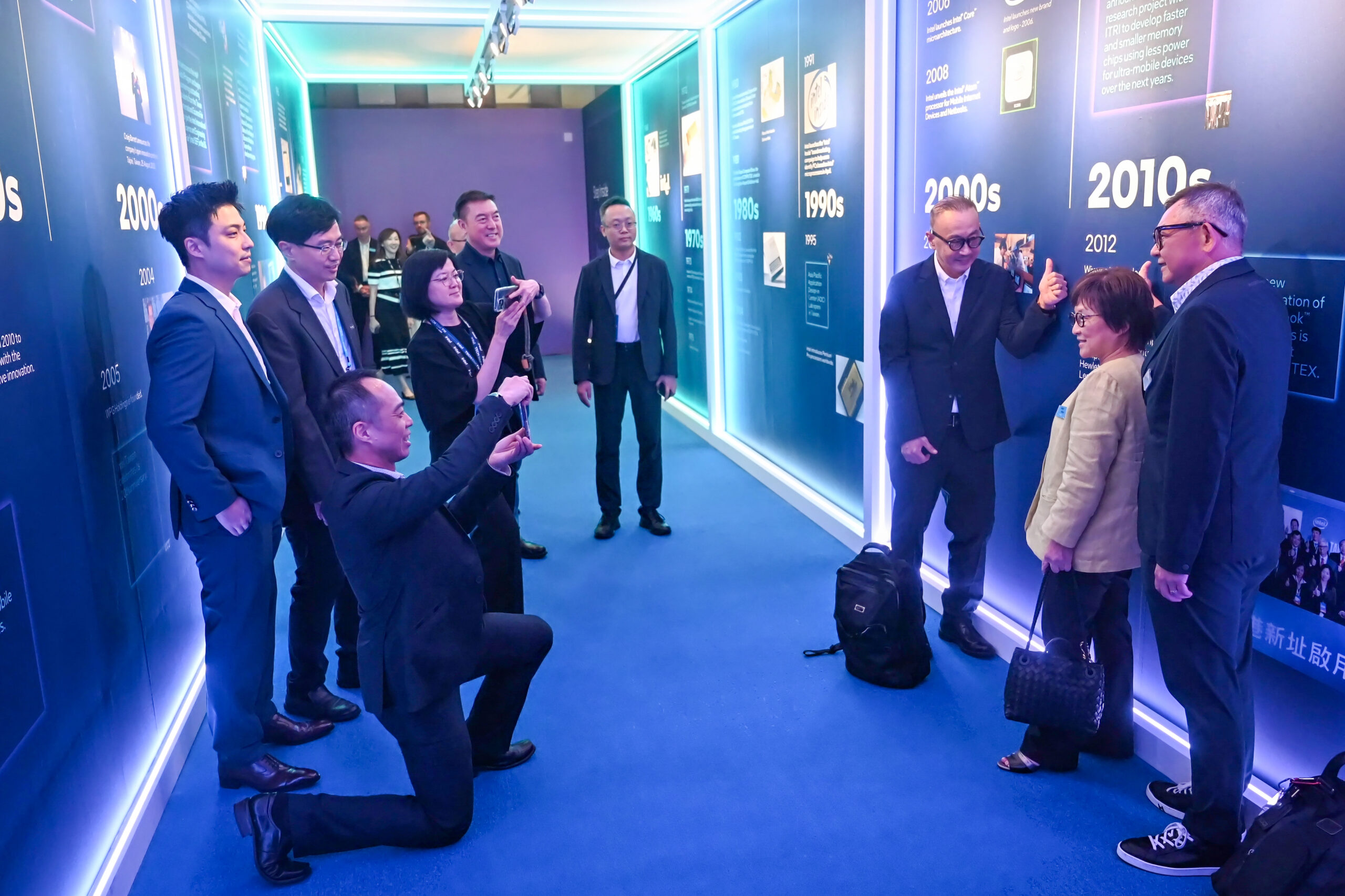 At the Intel Taiwan 40th anniversary event held at Computex on M