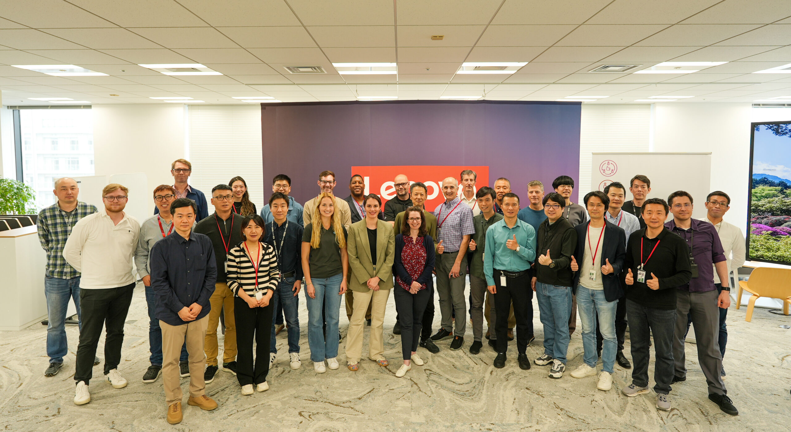 Engineering teams from Lenovo and Intel gather for a deep-dive w